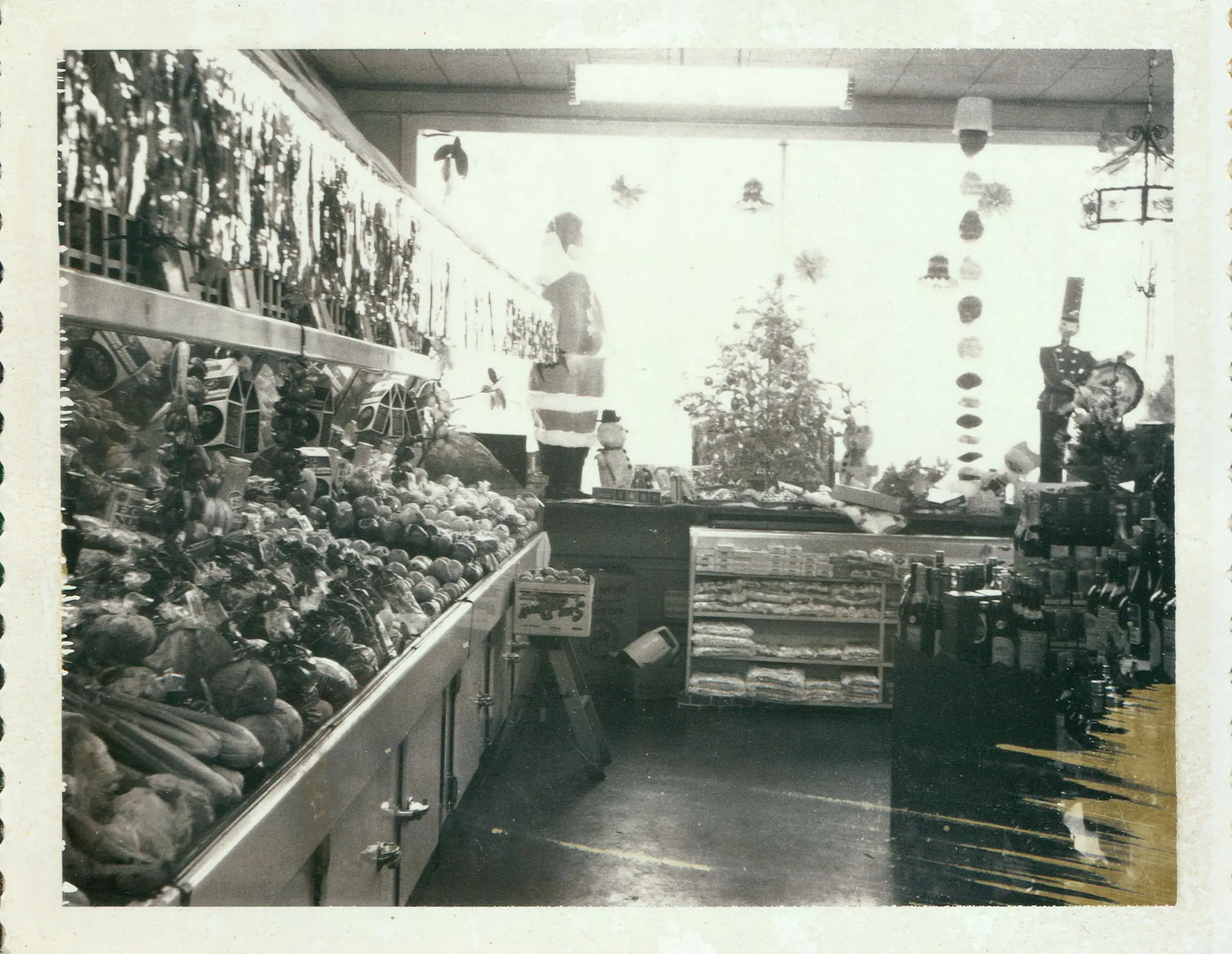 Historic interior of Kincaid's when it operated as a neighborhood grocery store
