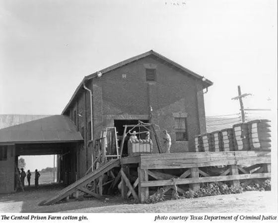 Historic cotton gin associated with the Texas prison farm system